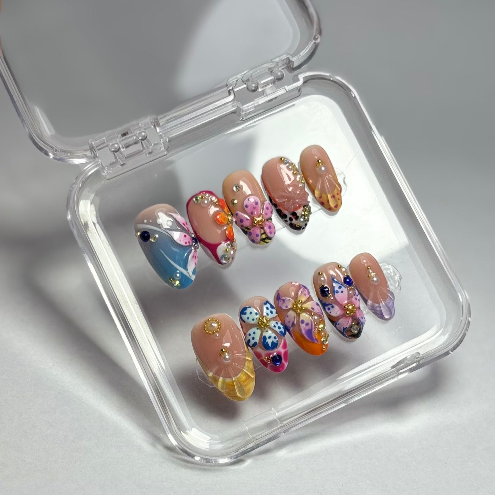Press on nails 3D